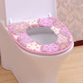 Soft Toilet Seat Cover Sticky Toilet Mat Warm Toilet Seat Heated Closestool Pad Washable Toilet Seat Cover