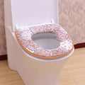 Soft Toilet Seat Cover Sticky Toilet Mat Warm Toilet Seat Heated Closestool Pad Washable Toilet Seat Cover