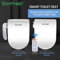 EcoFresh heated toilet seat Smart bidet toilet Washlet Electric Bidet cover intelligent toilet seat led lighting toilet seat